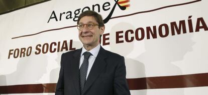El presidente de Bankia, Jos&eacute; Ignacio Goirigolzarri, durante su participaci&oacute;n en el Foro Aragonex.