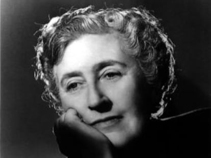 La escritora inglesa Agatha Christie.