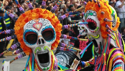 Desfile del Día de Muertos en Ciudad de México.