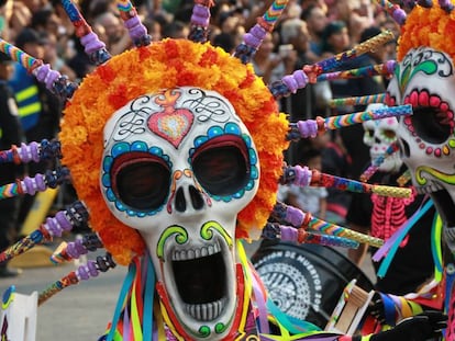 Desfile del Día de Muertos en Ciudad de México.
