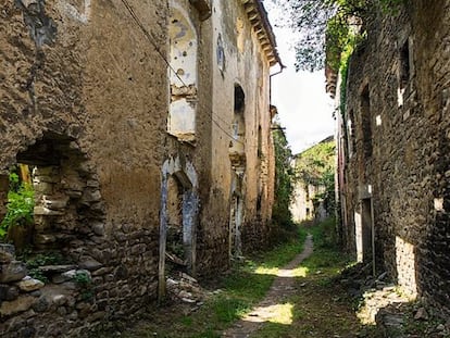 Calle de Jánovas, en Huesca.