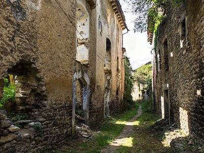 Calle de J&aacute;novas, en Huesca.