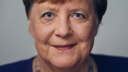 Merkel, durante la entrevista con 'El País Semanal'.