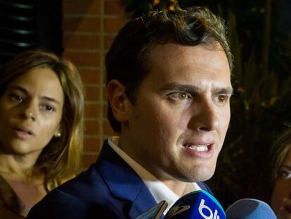 Albert Rivera, a Caracas, aquest dimarts.