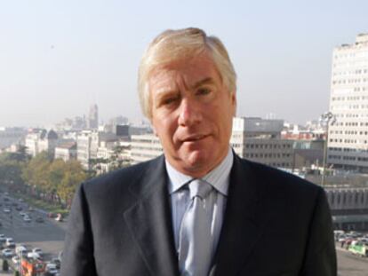Jaime Ravinet, ministro de Defensa de Chile, ayer en Madrid.