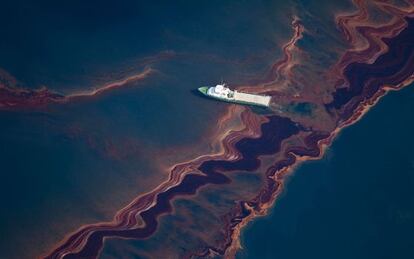 El vertido de crudo tras el accidente de Deepwater Horizon en 2010