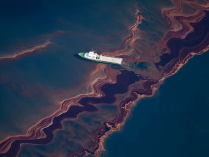 El vertido de crudo tras el accidente de Deepwater Horizon en 2010 