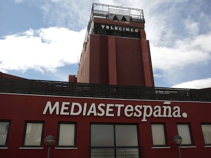 Sede de Mediaset, en Madrid. 