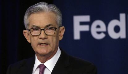 El presidente de la Reserva Federal, Jerome Powell, la pasada semana. 