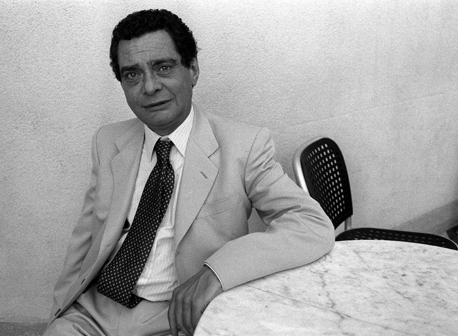 Augusto Delkáder, retratado en 1998.