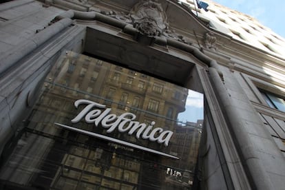 Sede histórica de Telefónica en la Gran Vía de Madrid.