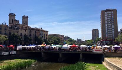 Les parades de Sant Jordi a Girona.