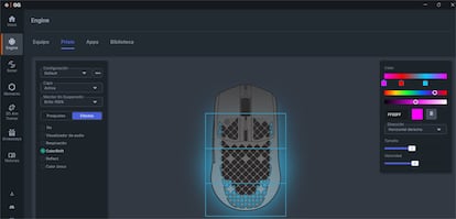 Interfaz de SteelSeries Prism