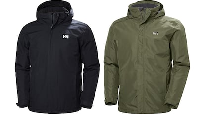 Esta chaqueta Helly Hansen está disponible en tres colores.