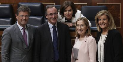 Catalá, Alonso, Santamaría, Pastor y Báñez.