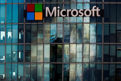 Las oficinas de Microsoft en Issy-les-Moulineaux, Francia, en enero de 2025.