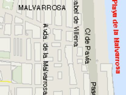 Una mujer muere arrollada por un camión de la limpieza en una playa de Valencia