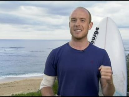 El hombre atacado en una playa de Australia afirma haberse inspirado en las tácticas de Mick Fanning, el surfista profesional que se defendió de un escualo en Sudáfrica hace dos años