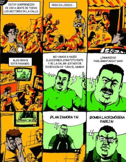 Cómics para contar lo que pasa en Venezuela.