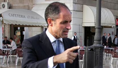 Francisco Camps el 2007, quan segons la Fiscalia va negociar el Gran Premi de F-1 a València.