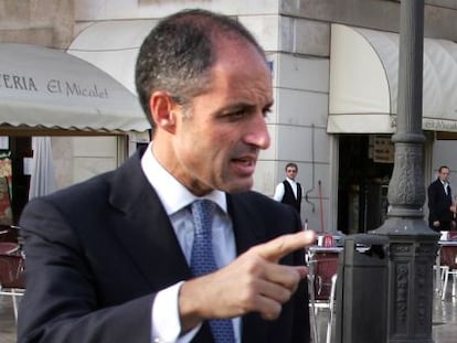 Francisco Camps el 2007, quan segons la Fiscalia va negociar el Gran Premi de F-1 a València.