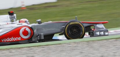 Button, en el Gran Premio de Alemania. 