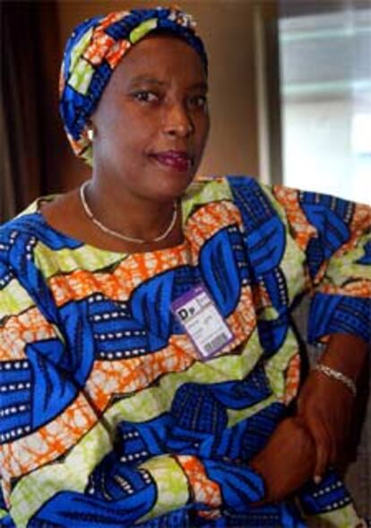 Marguerite Barankitse, ayer, en el Frum de Barcelona.