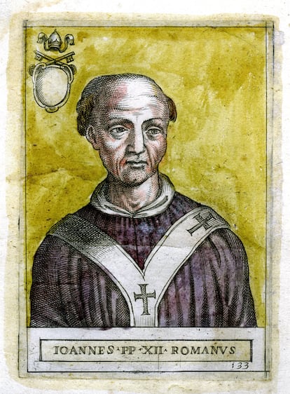 Retrato del papa Juan XII.