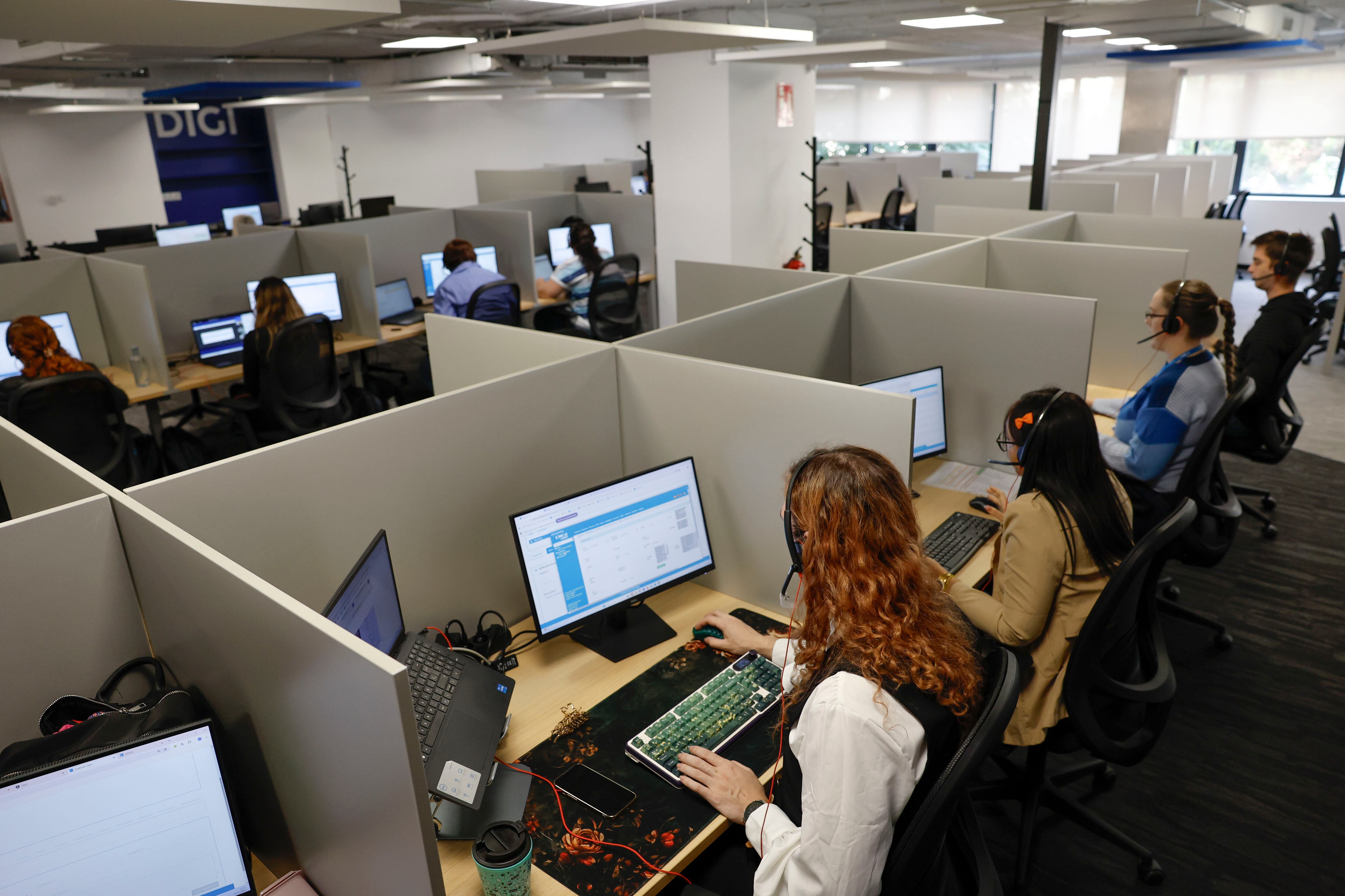 Centro de atención al cliente de Digi en Valencia, inaugurado el pasado 21 de octubre.