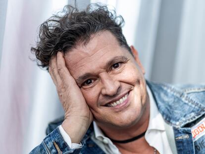 Carlos Vives, a mediados de septiembre, en un hotel de Madrid.