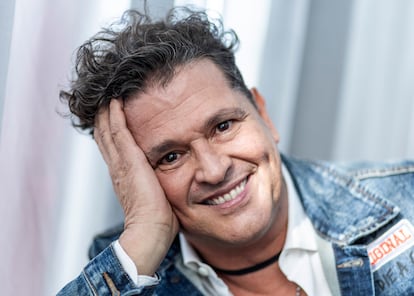 Carlos Vives, a mediados de septiembre, en un hotel de Madrid.