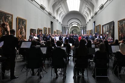 El concierto de la Orquesta Sinfónica de Kiev, el miércoles en el Museo del Prado, es un gesto de apoyo hacia el país invadido por Rusia. Se trata de la orquesta estatal ucrania, creada hace 40 años, y dirigida por el italiano Luigi Gaggero desde 2018.