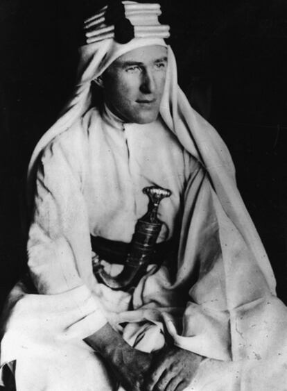 Thomas Edward Lawrence, Lawrence de Arabia (1888-1935).