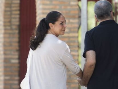 Isabel Pantoja, el pasado junio, en la prisión de Alcalá de Guadaíra.