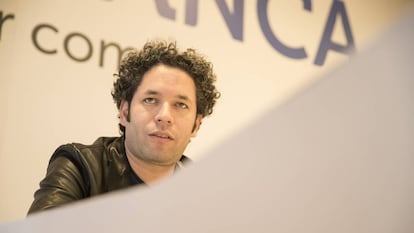 Gustavo Dudamel, esta ma&ntilde;ana.