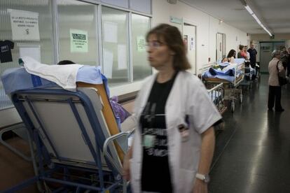 Las Urgencias de Traumatología del Hospital Vall d'Hebron, en Barcelona.