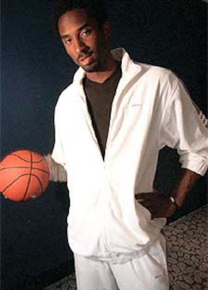 Kobe Bryant, durante su estancia en Barcelona en 2001.