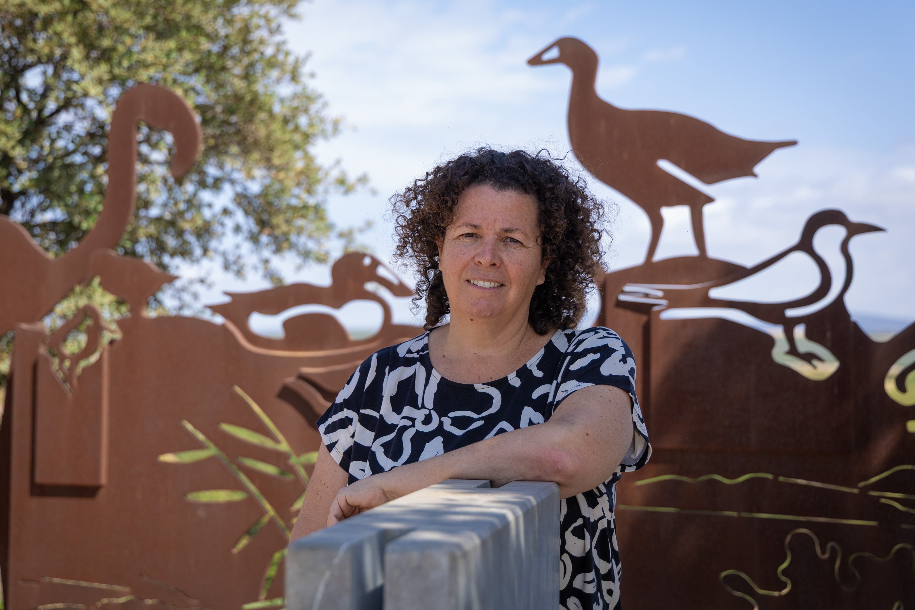 África Lupión, directora de la Laguna de Fuente Piedra.