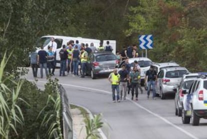 Dispositiu de recerca del terrorista de la Rambla a Subirats.