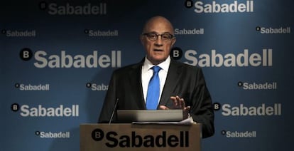 El presidente de Banco Sabadell, Josep Oliu