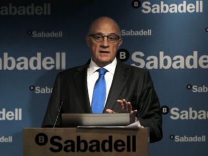 El presidente de Banco Sabadell, Josep Oliu