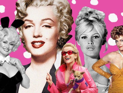 Dolly Parton, Marilyn Monroe, Reese Witherspoon, Brigitte Bardot and Melanie Griffith are all iconic blondes; in different decades, they’ve represented an archetype that almost always depended on the male gaze. (The video is the trailer for the movie Blonde).