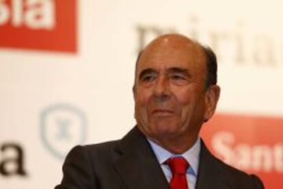 El presidente del banco Santander, Emilio Botín.