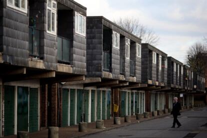 Viviendas de protección oficial en el barrio londinense de Brixton.