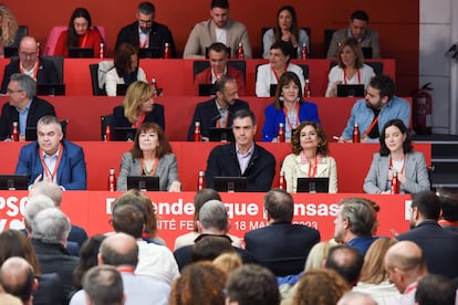 Reunión del comité federal del PSOE, este sábado en Madrid.