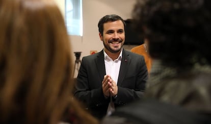 El diputado de Izquierda Unida Alberto Garzón.