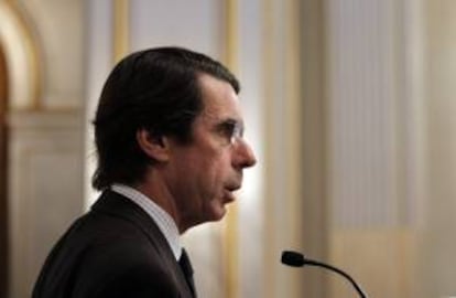 En la imagen, el expresidente del Gobierno José María Aznar. EFE/Archivo