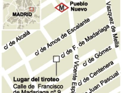 localizador tiroteo en el que murio un policia en madrid