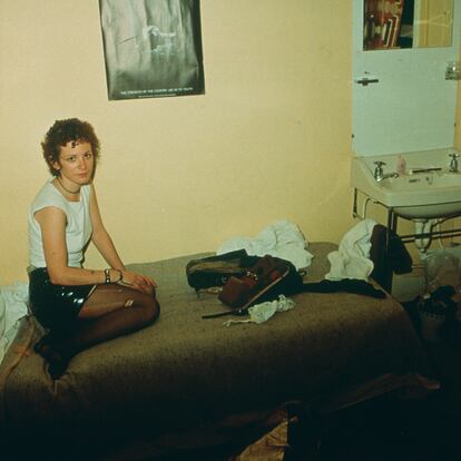 Retrato de Nan Goldin, en una obra que se puede ver en el documental 'La belleza y el dolor'.