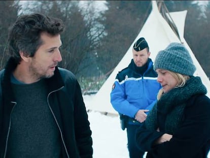 Guillaume Canet y Mélanie Laurent, en 'Perdido'.